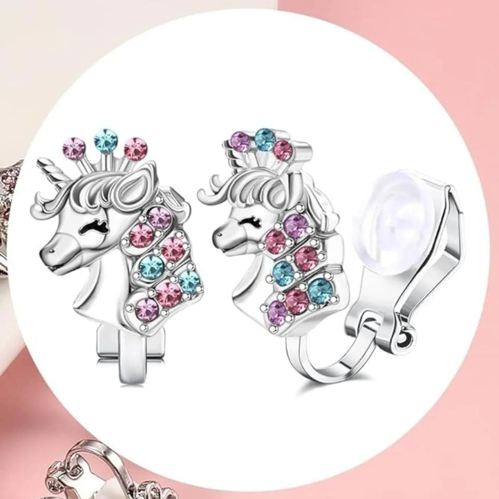 Bobisty 10 Pairs Cute Clip-On Earrings Set